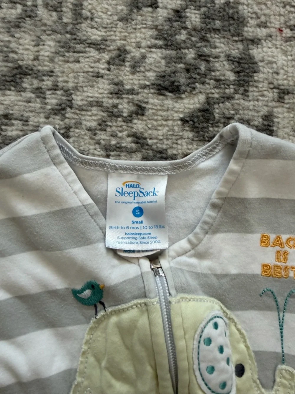 HALO Sleepsack 100% Cotton Wearable Blanket Stripe